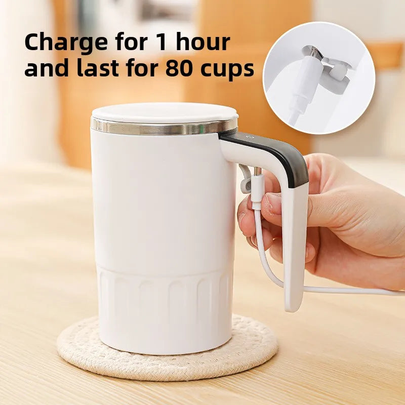 New digital display temperature automatic mixing cup electric portable coffee cup rechargeable mag