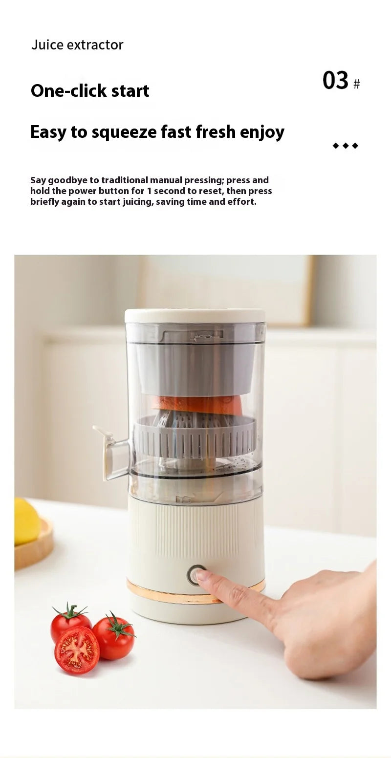 Portable Electric Juicer USB Charging Orange Lemon Fruit Blender Mini Household Wireless Automatic Fresh Citrus Juicer Of Travel