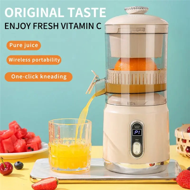 WHYY-USB Rechargeable Electric Orange Juicer Portable Citrus Fruit Juice Extractor 600Ml Smoothie Blender For Camping Home