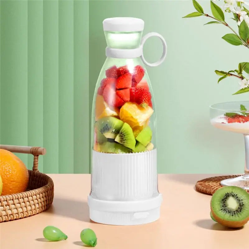 Rechargeable Mixers Fresh Fruit Juicers USB Portable Juice Bottle Mini Fast Electric Blender Smoothie Ice Maker-[97Lemons]