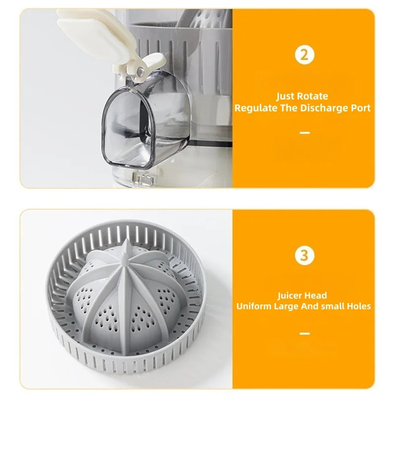 Portable Electric Juicer USB Charging Orange Lemon Fruit Blender Mini Household Wireless Automatic Fresh Citrus Juicer Of Travel