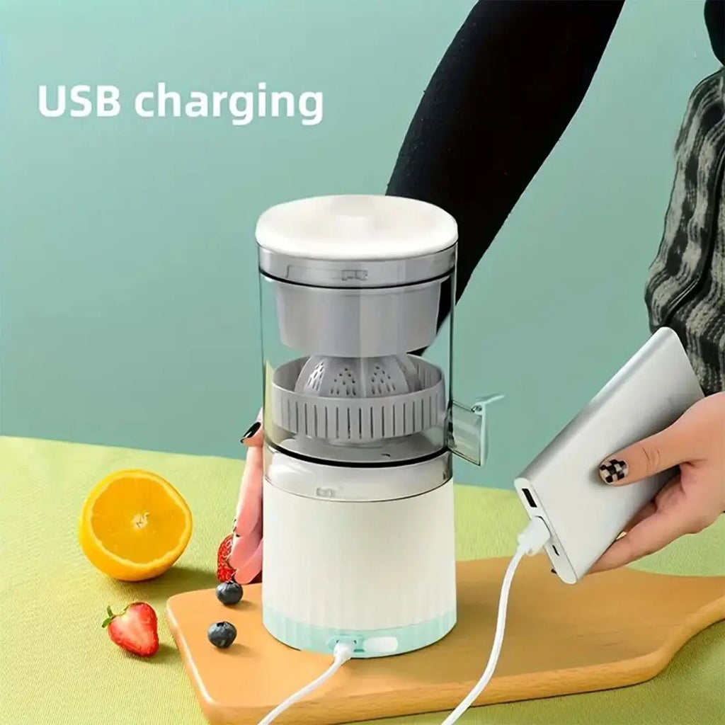 Wireless Rechargeable Mini Juicer Cup, Portable Electric Fruit Mixer & Food Processor, Fresh Juice Maker for Home & Travel