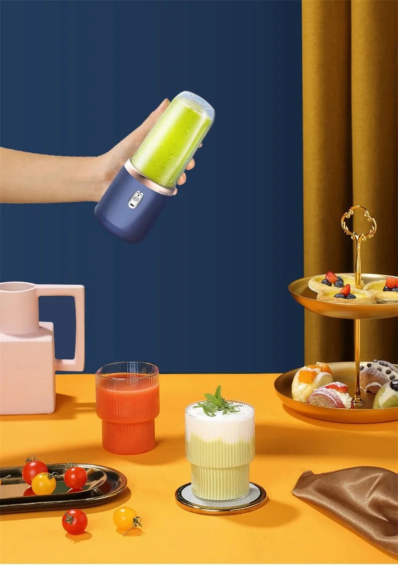 1pcs Portable Electric Juicers Sport Juice Cup Multifunction Fruit Vegetable Food Mixers Milkshake Make Blender Rechargeable