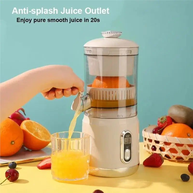 WHYY-USB Rechargeable Electric Orange Juicer Portable Citrus Fruit Juice Extractor 600Ml Smoothie Blender For Camping Home