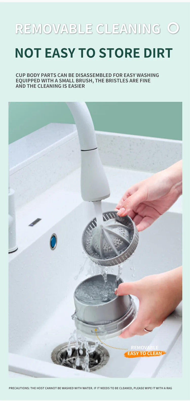 Wireless Rechargeable Mini Juicer Cup, Portable Electric Fruit Mixer & Food Processor, Fresh Juice Maker for Home & Travel